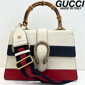Gucci Women's Tricolor Bamboo Handle Bag